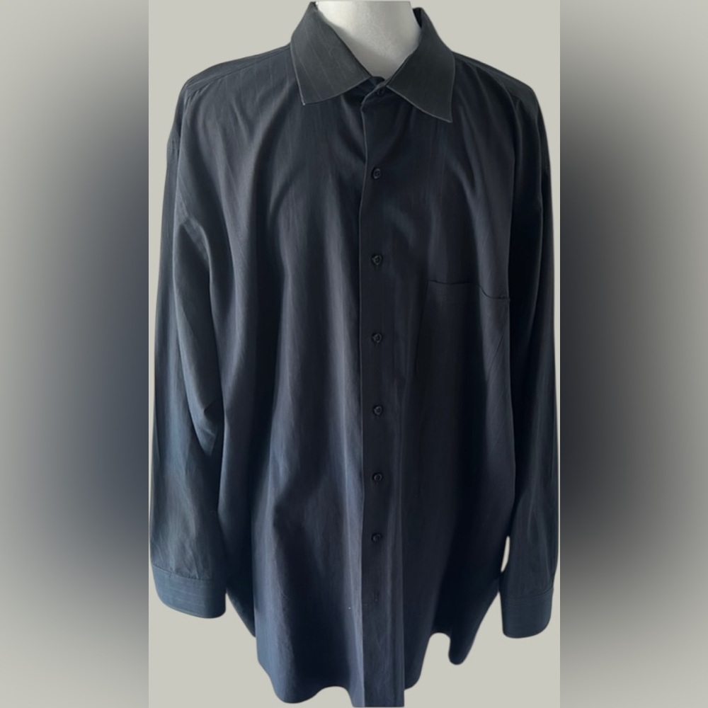 Geoffrey Beene Black Dress Shirt